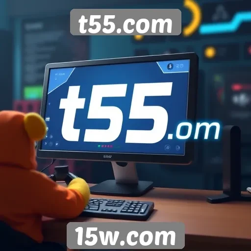 Estudo sobre a popularidade de t55.com entre gamers